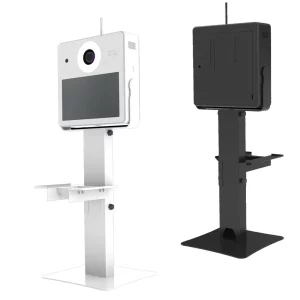 Portable LED Ring Light Roamer Roaming Photobooth Photo Booth Shell Selfie Stand Machine Kiosk with LCD Screen Flight Case