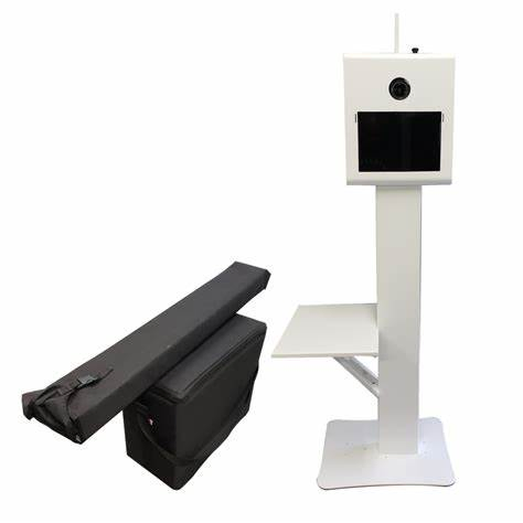Portable LED Ring Light Roamer Roaming Photobooth Photo Booth Shell Selfie Stand Machine Kiosk with LCD Screen Flight Case - Image 5