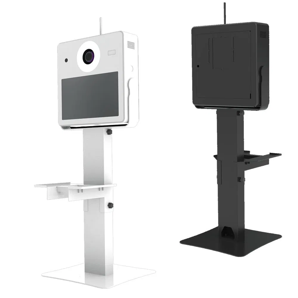 Portable LED Ring Light Roamer Roaming Photobooth Photo Booth Shell Selfie Stand Machine Kiosk with LCD Screen Flight Case