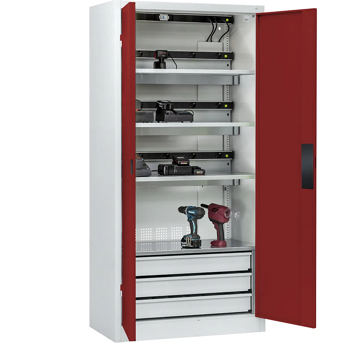 Sheet Metal Charging Cabinet Sandblasting Deep Drawing Stamping Stainless Steel Parts Housing