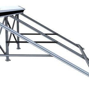 Solar Panel Mounting Bracket Balcony Railing Aluminum Mounting System Bracket for Balcony Arrays