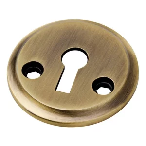 Stainless Steel Brass Precision Casting, Keyhole Plate Cover, Lock Cylinder Lock Accessories, Customized Hardware Casting