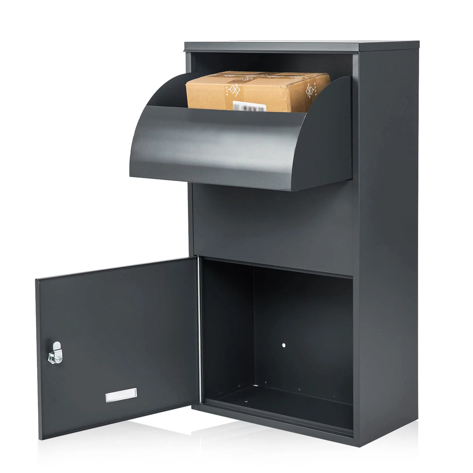 Stainless Steel Lockable Mailbox/Postbox Outdoor Home Mail/Post/Letter Box Large - Image 4