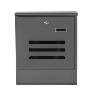 Stainless Steel Lockable Mailbox/Postbox Outdoor Home Mail/Post/Letter Box Large