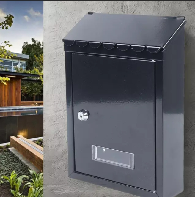 Stainless Steel Lockable Mailbox/Postbox Outdoor Home Mail/Post/Letter Box Large - Image 5
