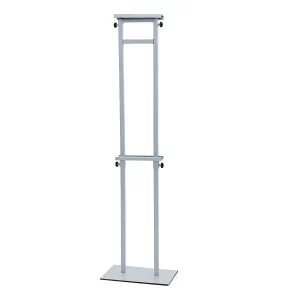 Stainless Steel Vertical Display Board, Vertical Advertising Board, Hotel Signage, Floor Standing Water Sign, A3 Warehouse Classification Display Rack