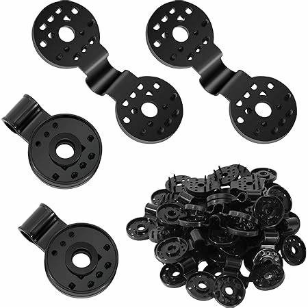 Versatile Black Round Clips for Shade Netting and Greenhouses - Image 2