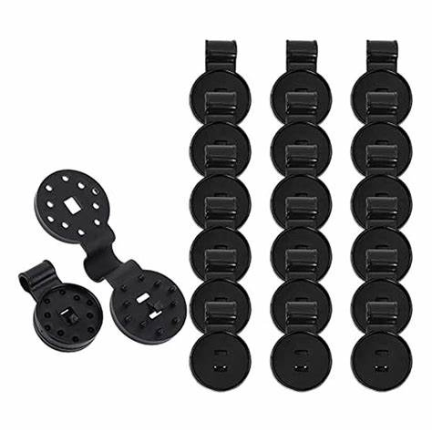 Versatile Black Round Clips for Shade Netting and Greenhouses - Image 4