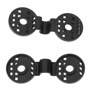 Versatile Black Round Clips for Shade Netting and Greenhouses