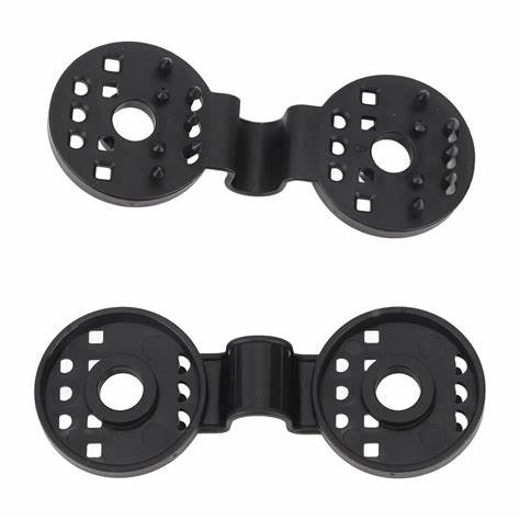 Versatile Black Round Clips for Shade Netting and Greenhouses