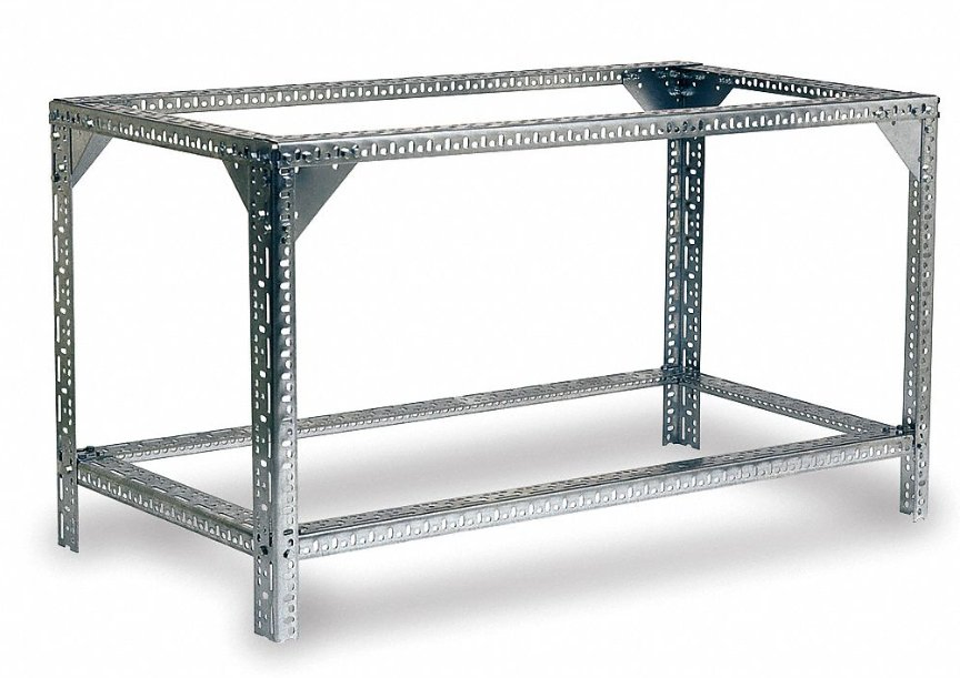 Warehouse Storage Shelves, Household Storage Racks, Iron Frames, Angle Steel Multi-Purpose Shelves, Storage Racks, Lightweight Balcony Storage Racks - Image 2