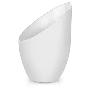 White Glass Lampshade 5.7 Inch High 4.1 Inch Diameter 1.65 Inch Fitter Replacement Plastic Lamp Shade for Floor Lamp