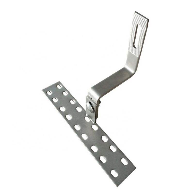 Wholesale Custom Solar Panel Mounting Structure Aluminum Solar Mounting Rail Roof Hook Mount Rail - Image 2